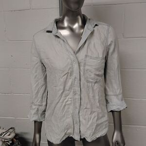 Light Gray Button-Up Shirt